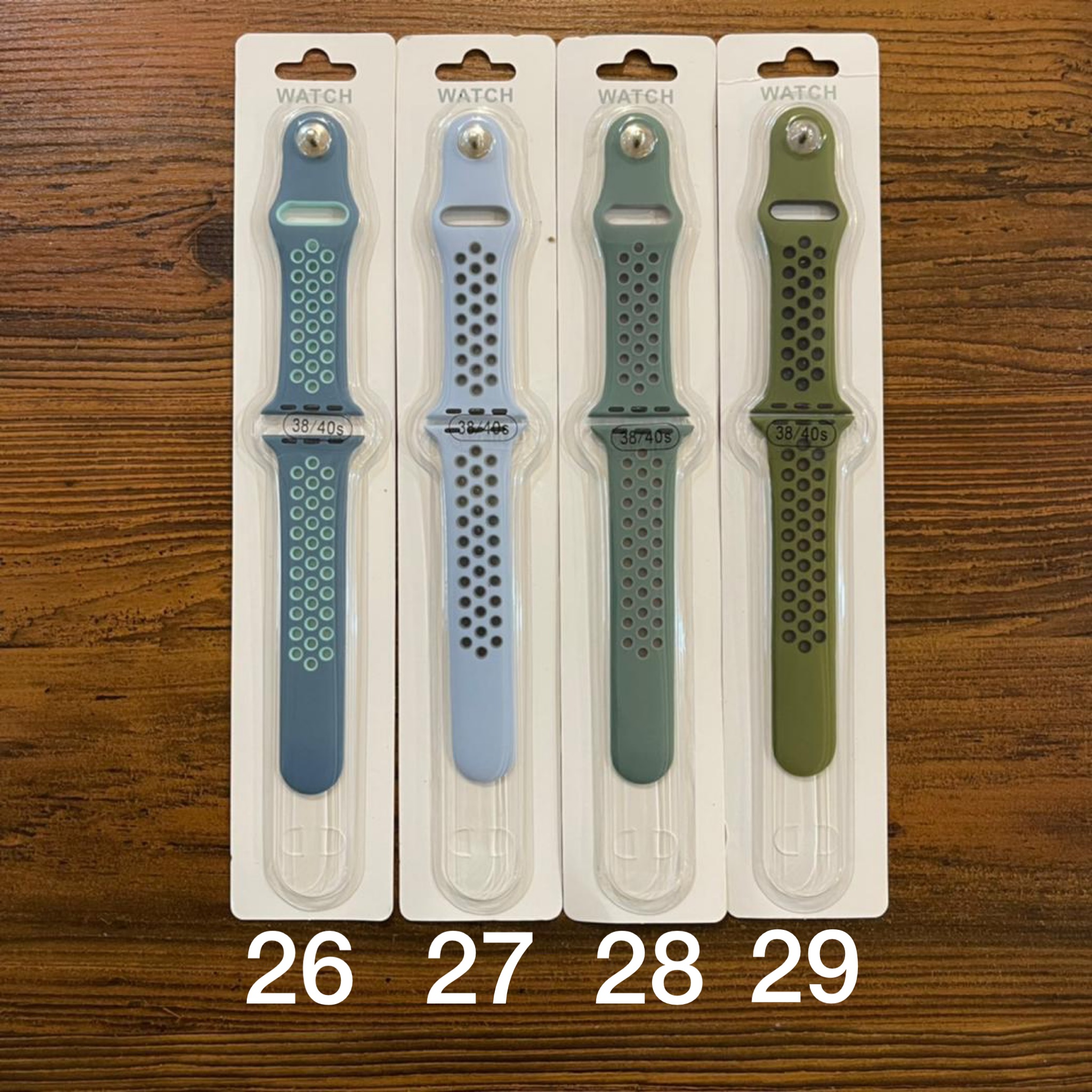 بند سیلیکونی نایکی اپل واچ Apple watch nike band 38-40 Small size